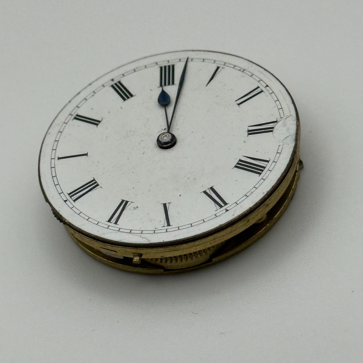 English Lever Pocket Watch Movement - Unidentified - Parts / Repair 35.7mm