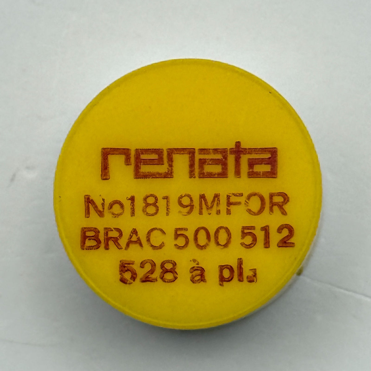 Brac 500 512 528 Balance Wheel Complete And Spring 1819 Watch Movement Parts NOS