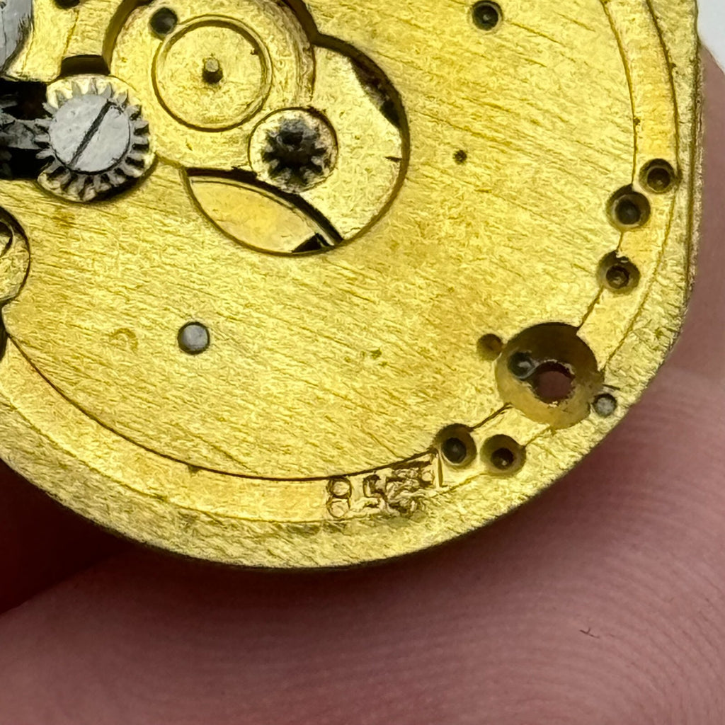 Enicar Trench Watch Movement - Rare Antique - For Parts / Repair - 23.6mm
