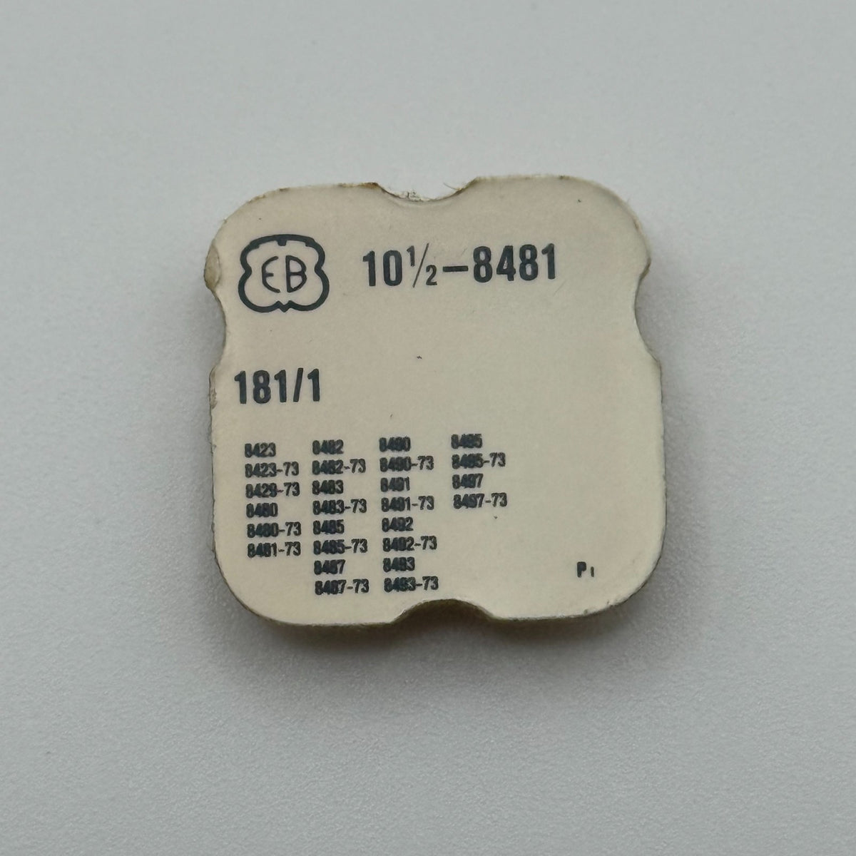 EB 8481 Complete Barrel- 10 1/2 - 181/1 - New Old Stock - Watch Parts
