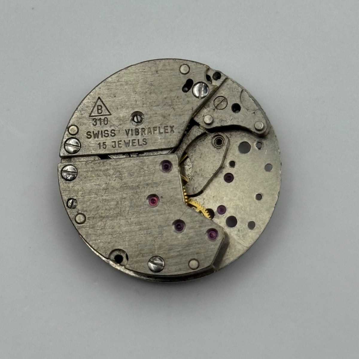 Buser B 310 Watch Movement - Vibraflex - For Parts / Repair - 23.6mm