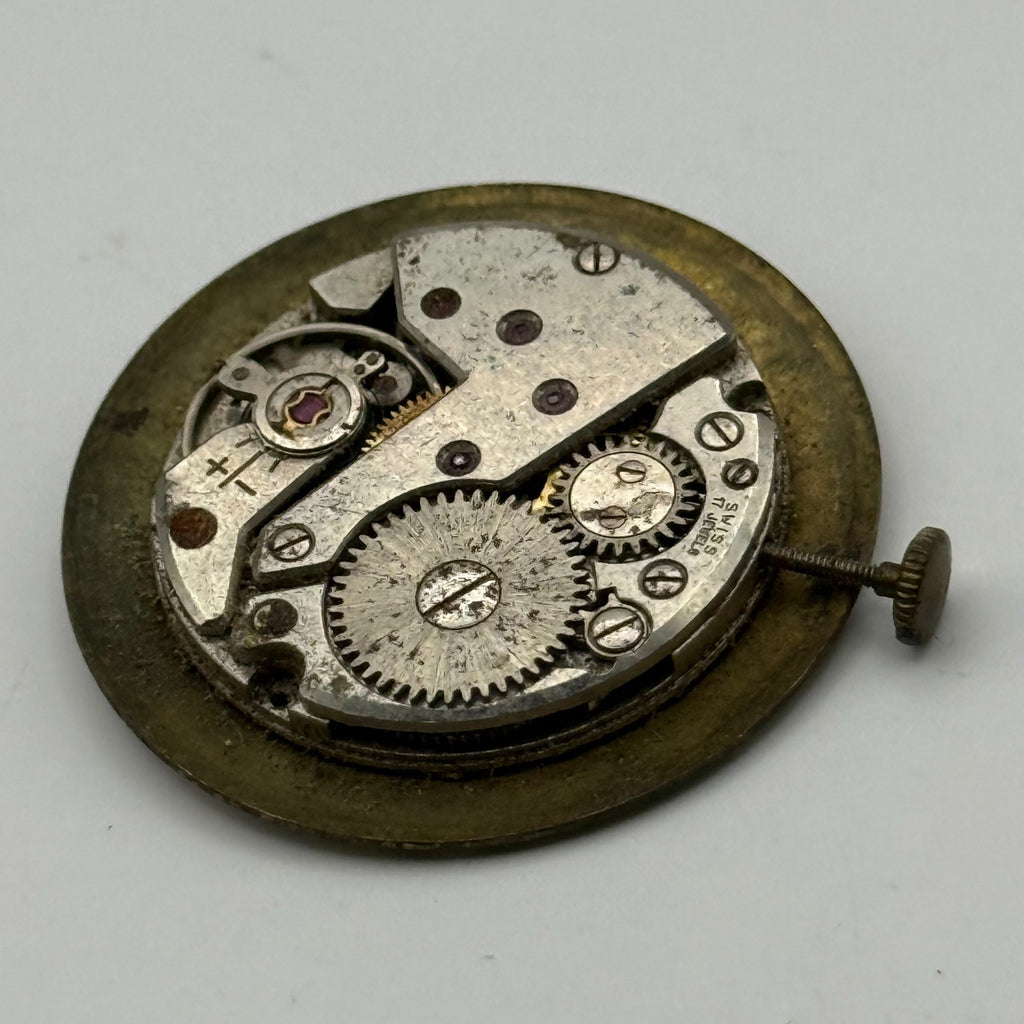 FHF 76 Watch Movement - Trident - For Parts / Repair - 23.5mm