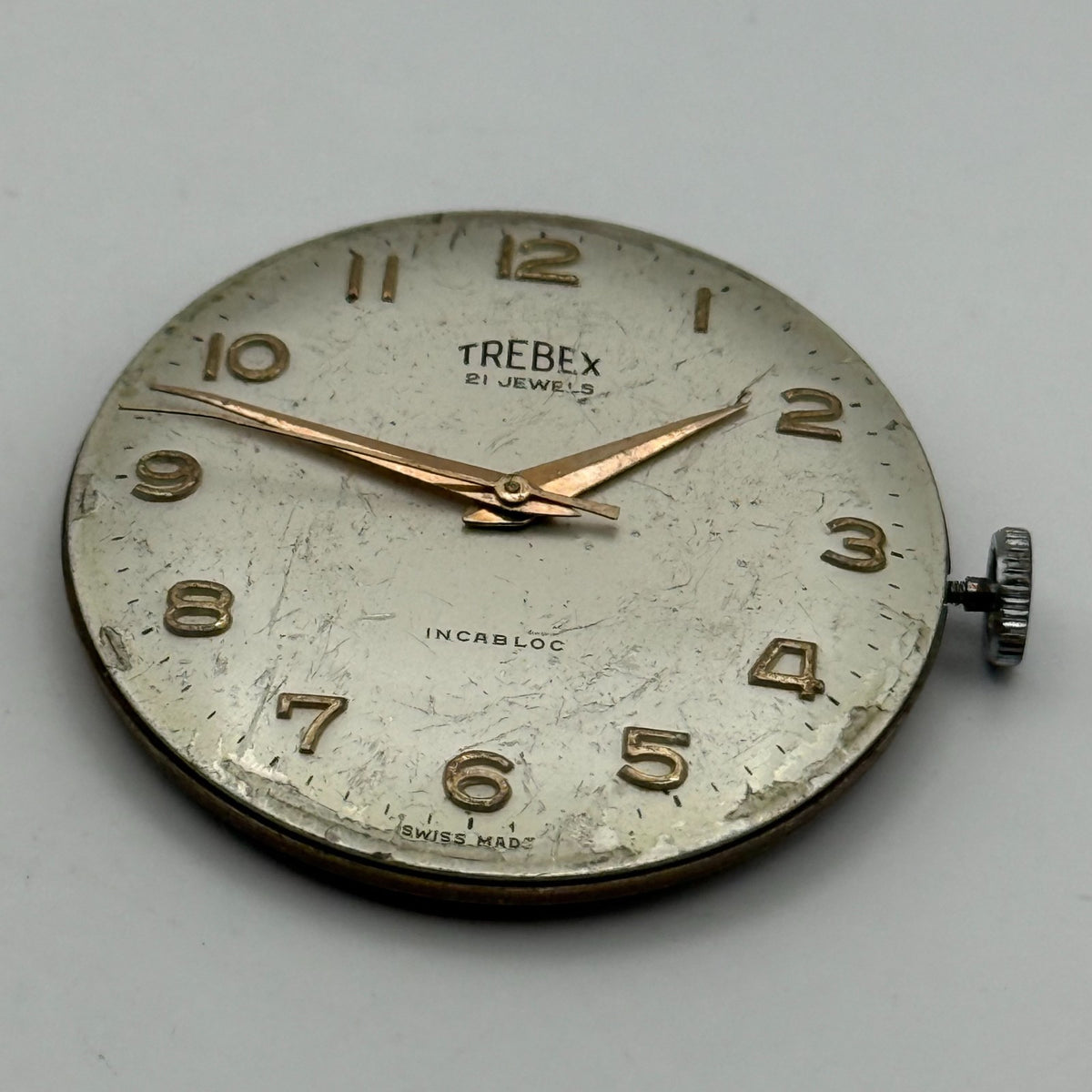 AS 1538 1539 Watch Movement A. Schild 1538 1539 Trebex 15 Jewels Parts 32.5mm
