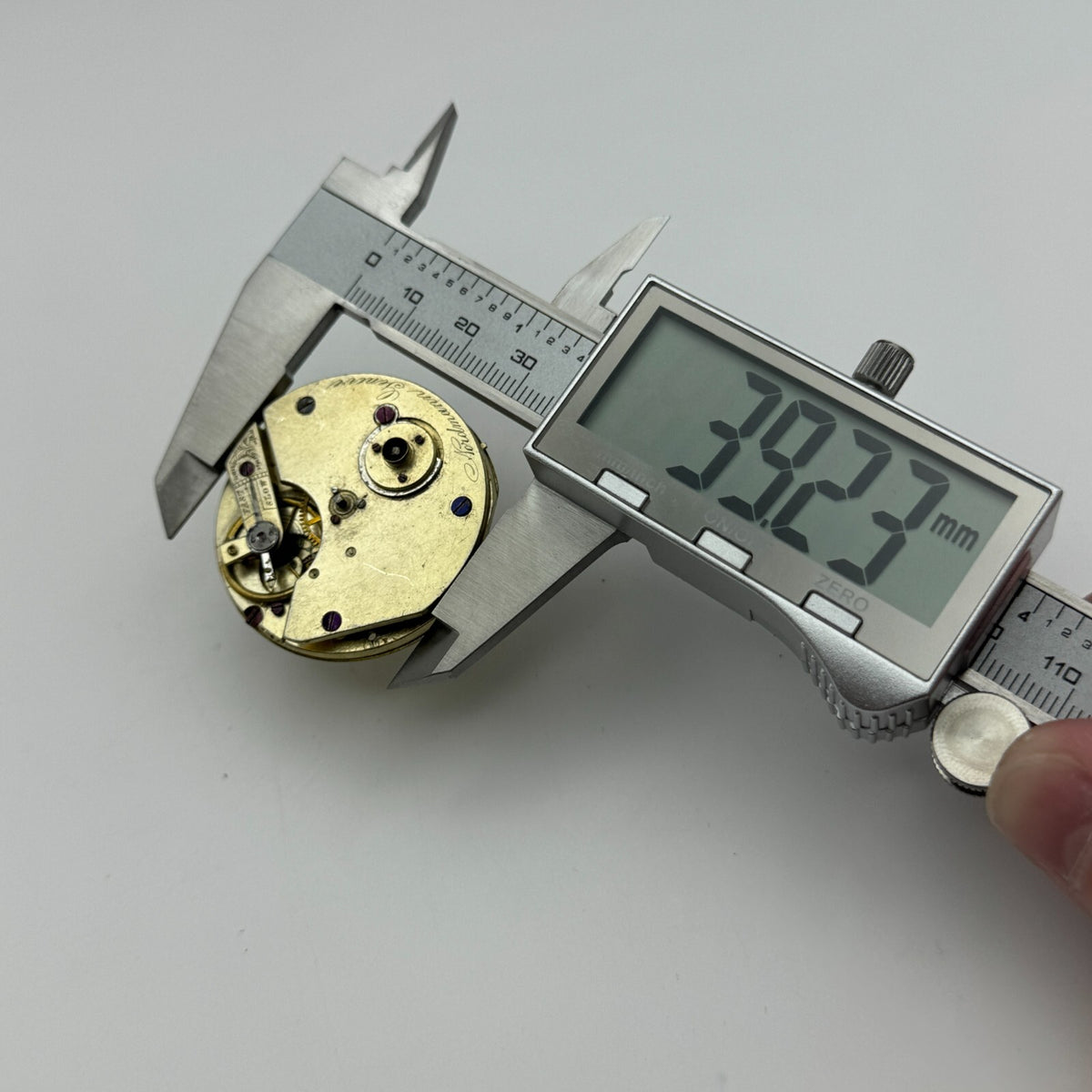 Nordmann Geneve Antique Key Wound Pocket Watch Movement Parts Repair 40.7mm