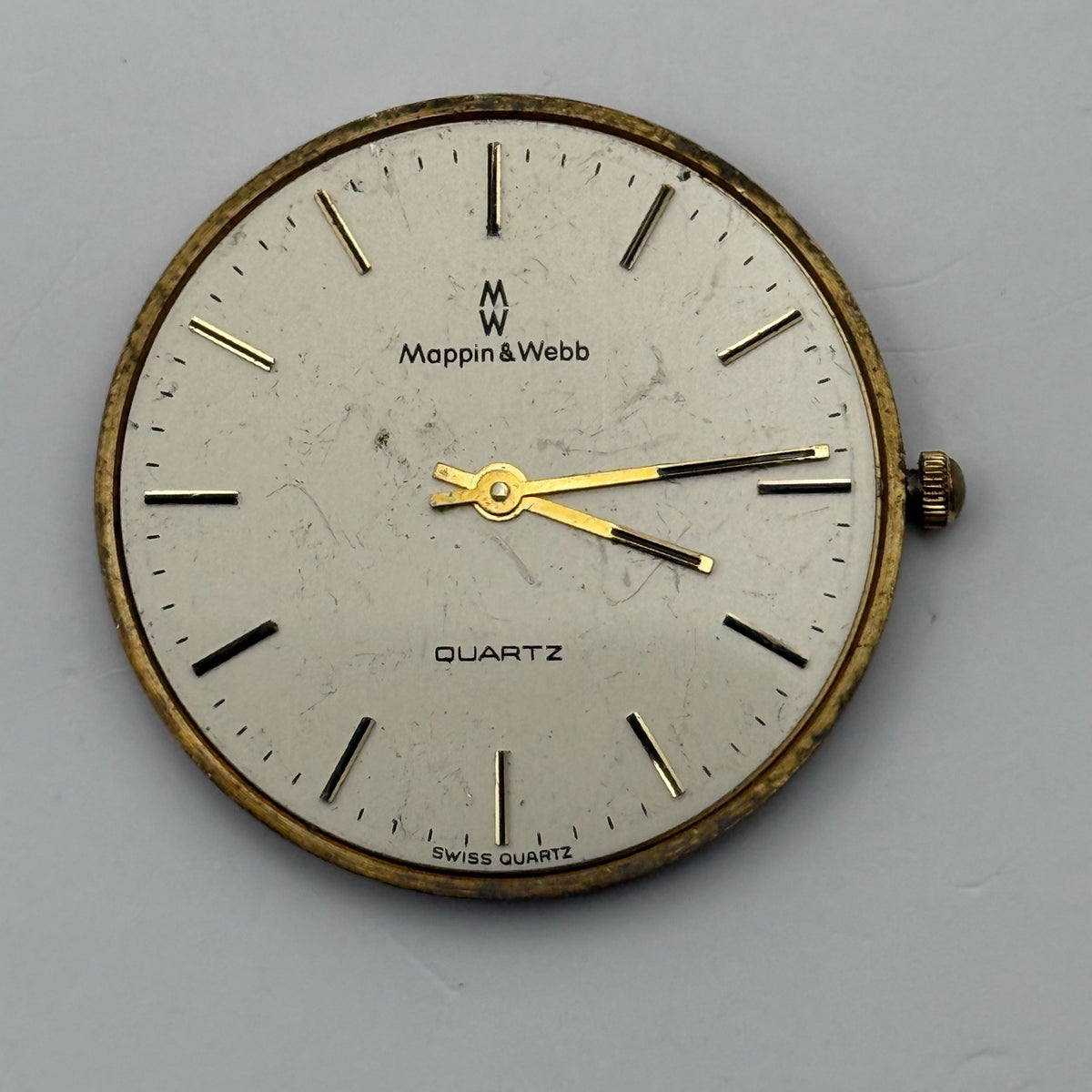 ETA-ESA 255.431 Watch Movement UNTESTED Quartz Mappin & Webb 6J Parts 23.6mm