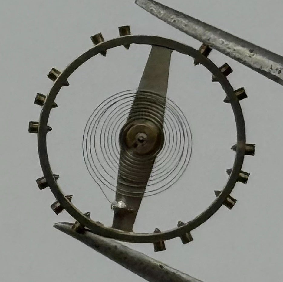 FHF 240 Balance Wheel Complete And Spring 721 N 10½-11½''' Watch Movement Parts