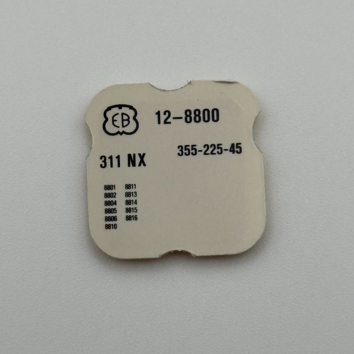 EB 8800 Lower Cap Jewel - 12 - 311 NX - New Old Stock - Watch Parts