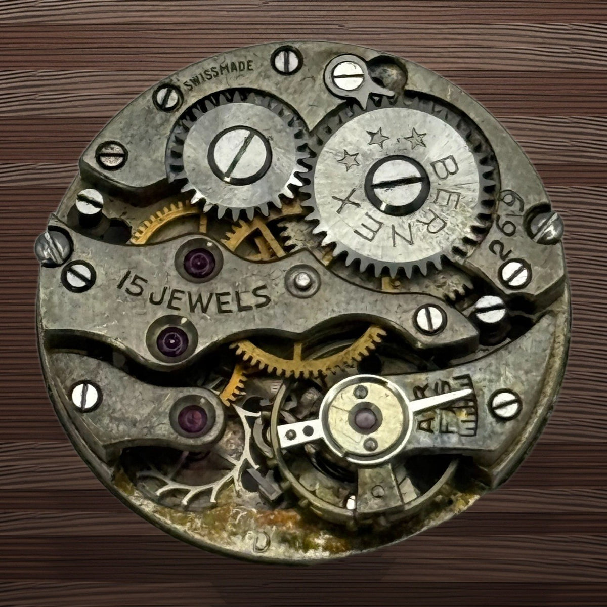 Maru 269 Bernex Watch Movement - For Parts / Repair - 22mm