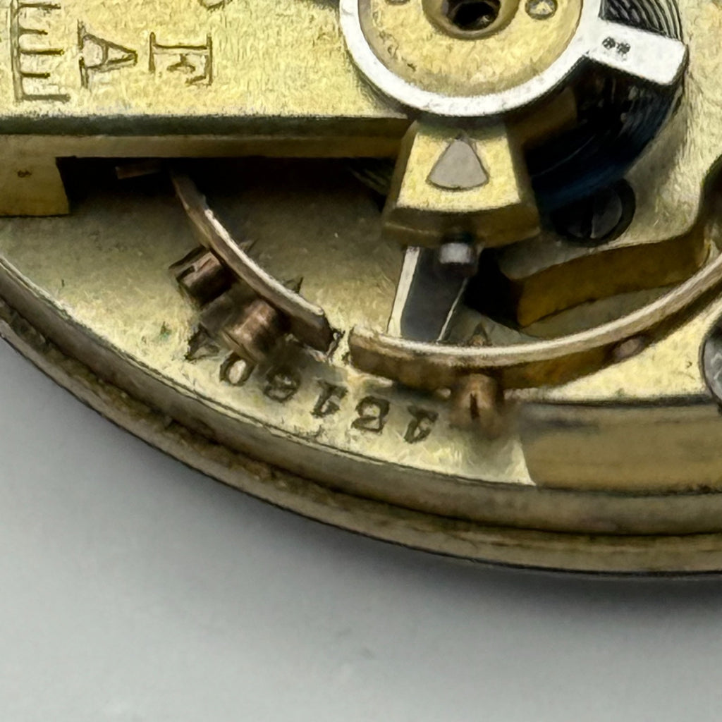 IWC Peerless Pocket Watch Movement Open Face High Grade S&Co Parts 39.7mm