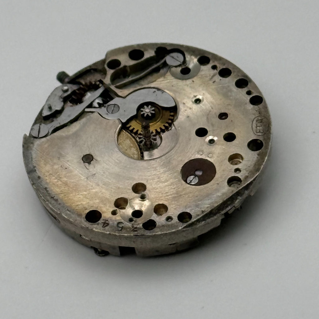 ETA Watch Movement 15 Jewels Swiss Manual Wind Vintage Parts Repair 23.2mm