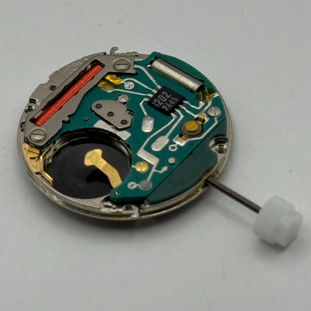 ETA 555.412 Watch Movement Running Quartz Swiss 7 Jewels Parts Repair 23.9mm