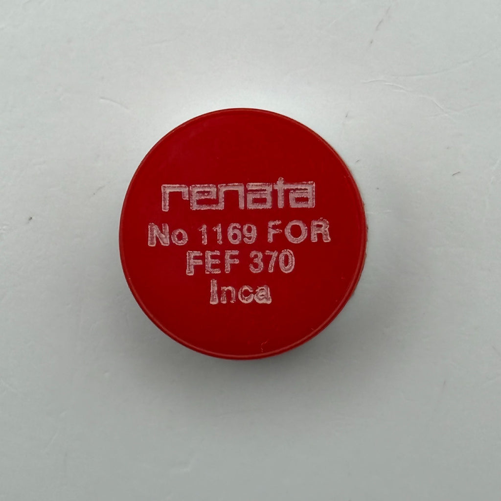 FEF 370 Balance Wheel Complete And Spring Renata 1169 Watch Movement Parts NOS