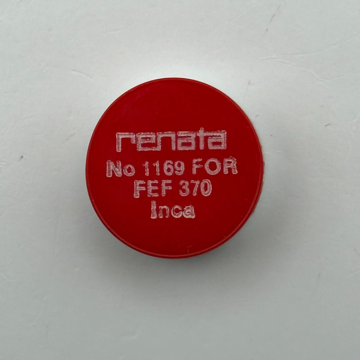 FEF 370 Balance Wheel Complete And Spring Renata 1169 Watch Movement Parts NOS