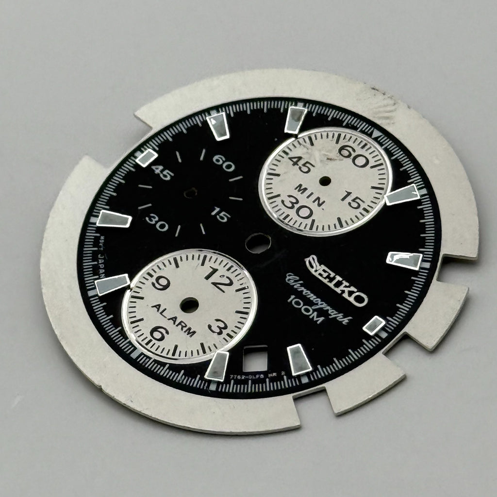 Seiko 7T62-0LP8 Watch Dial Chronograph Alarm 100M Spare Parts Repair 32.9mm