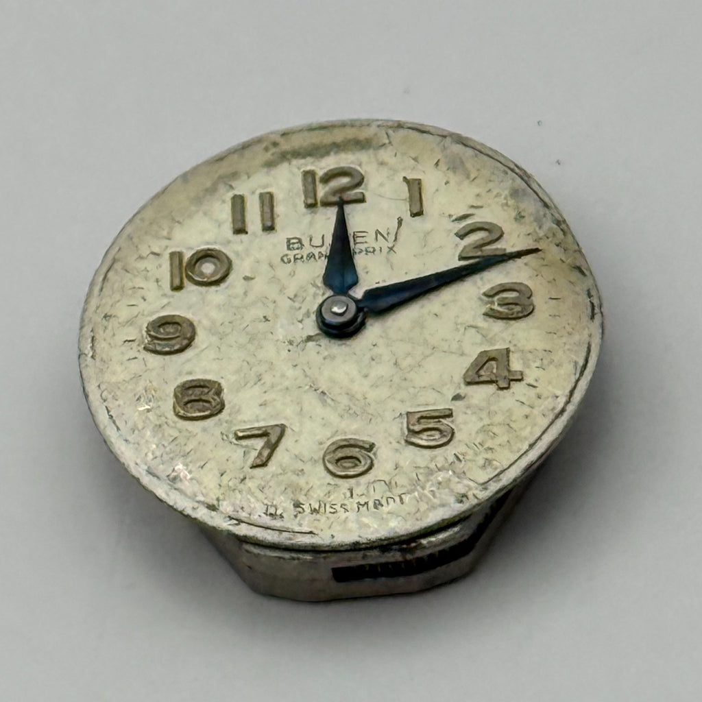 Buren 350 Watch Movement Grand Prix Swiss 17 Jewels Manual Wind Parts  15.2mm
