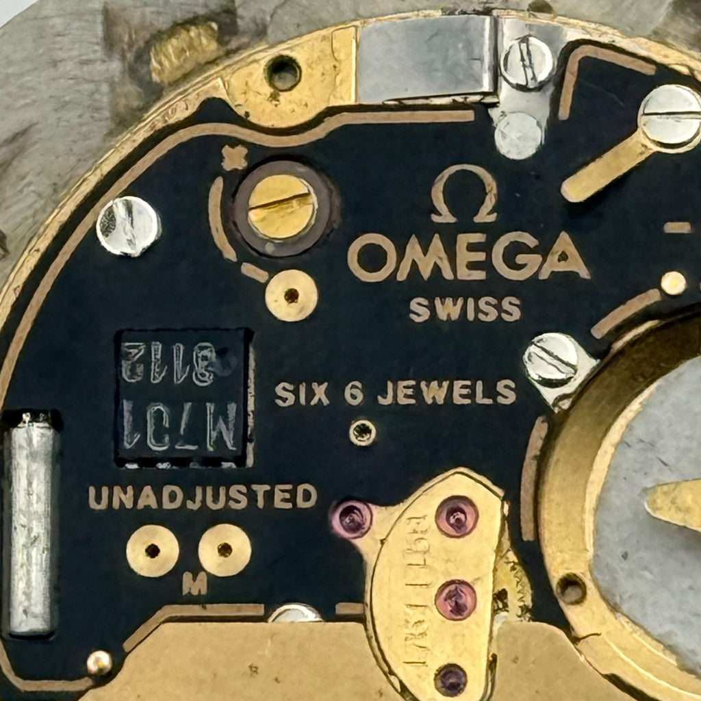 Omega 1430 Watch Movement And Dial UNTESTED Quartz Seamaster Swiss Parts 23.6mm