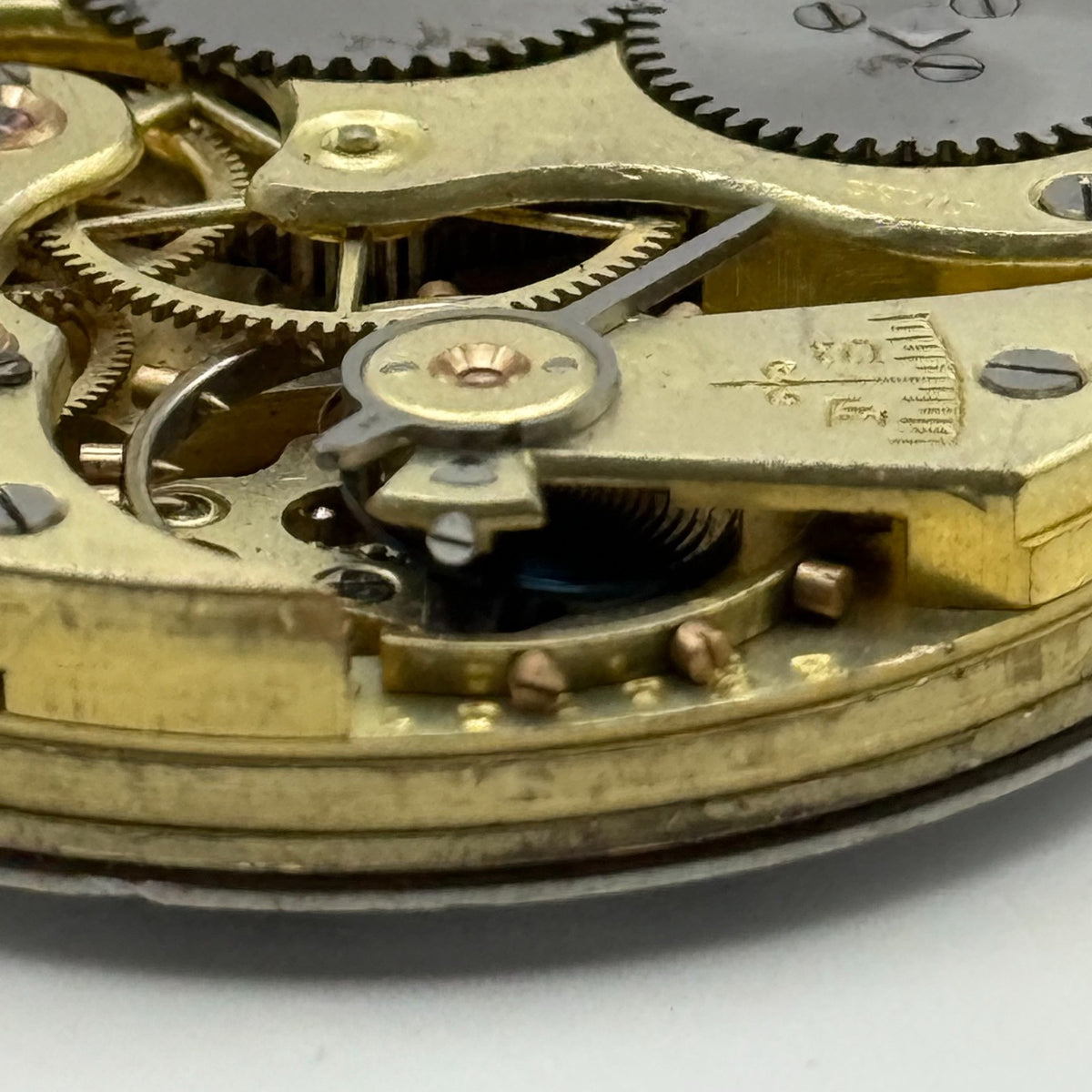 IWC Peerless Pocket Watch Movement Open Face High Grade S&Co Parts 39.9mm