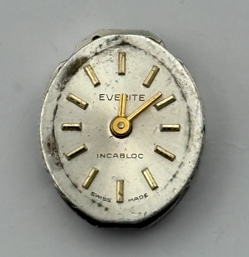 ETA 277-001 Watch Movement Everite 17 Jewels Swiss Manual Wind Parts 12.9mm