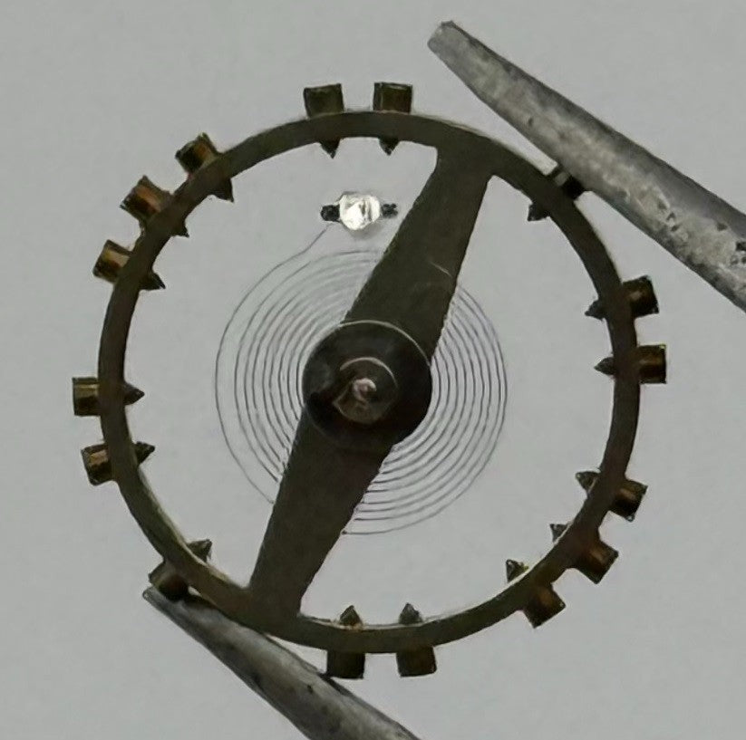 FEF 250 Balance Wheel Complete And Spring 8¾’’’ Renata 172 Watch Movement Parts