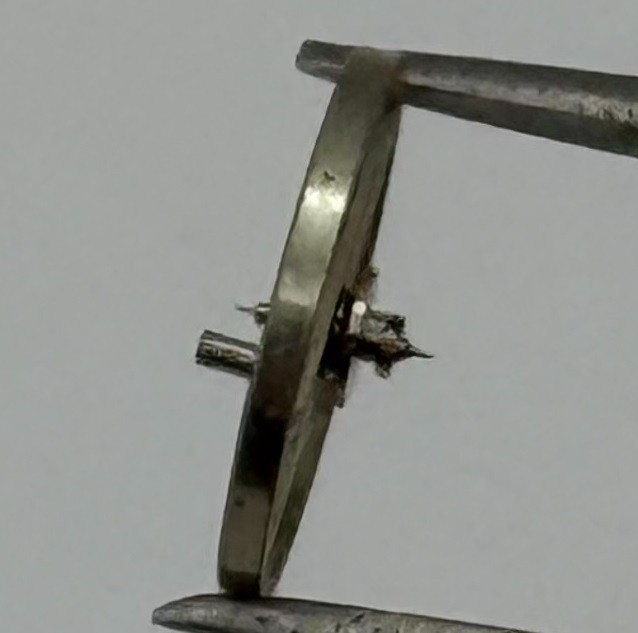 FEF 370 371 Balance Wheel Complete And Spring 176 Watch Movement Parts NOS