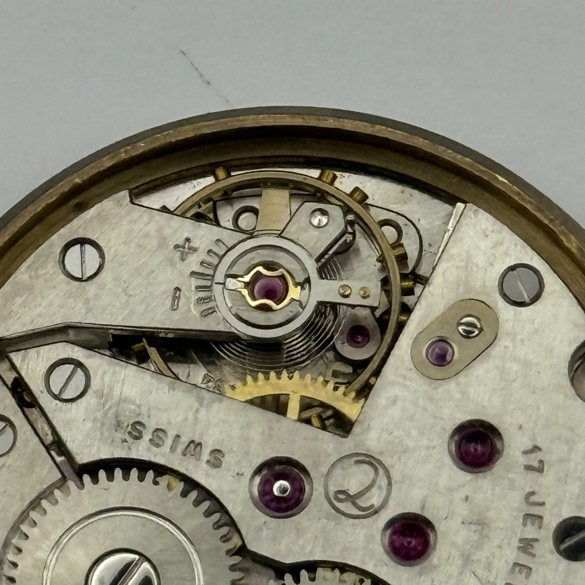 AS 1634 Watch Movement - A. Schild 1634 Bernex - For Parts / Repair - 29.6mm