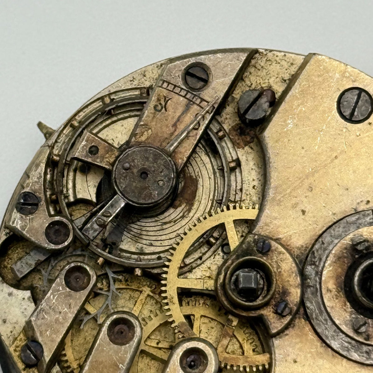 Compensation Balance Pocket Watch Movement - Patent Lever -Parts / Repair 42.8mm