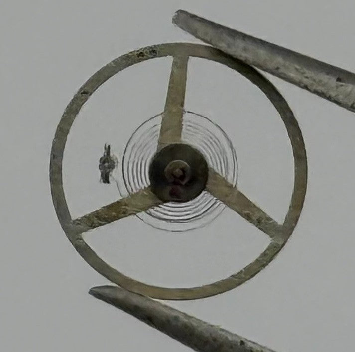ETA 2412 Balance Wheel Complete And Spring Renata 1149 Watch Movement Parts NOS