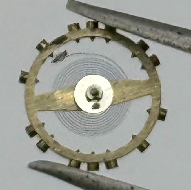 AS 976 1012 Balance Wheel Complete And Spring Renata 29 Watch Movement Parts NOS