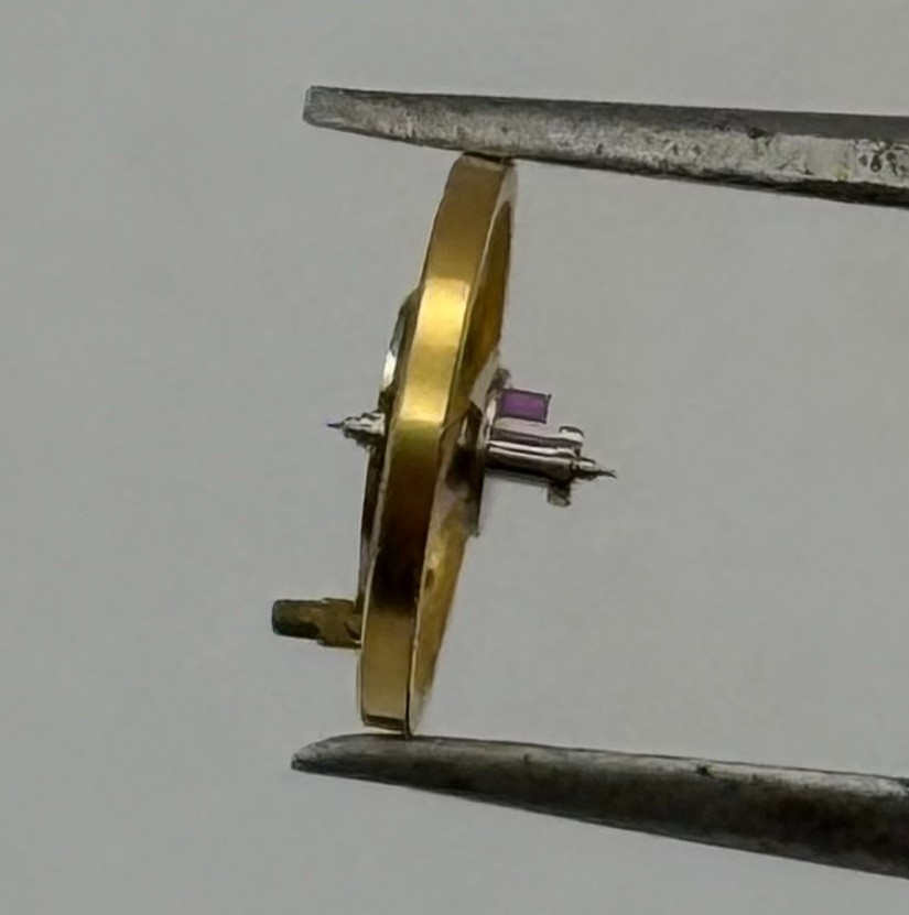 Ebosa 86 87 Balance Wheel Complete And Spring 8¾’’’ 3725 /2 Watch Movement Parts