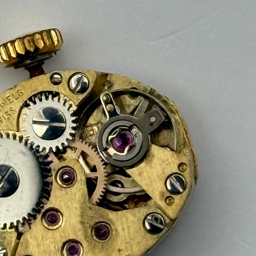 FE 68E4 Watch Movement Avia 17 Jewels Swiss Manual Wind Parts Repair 13.1mm