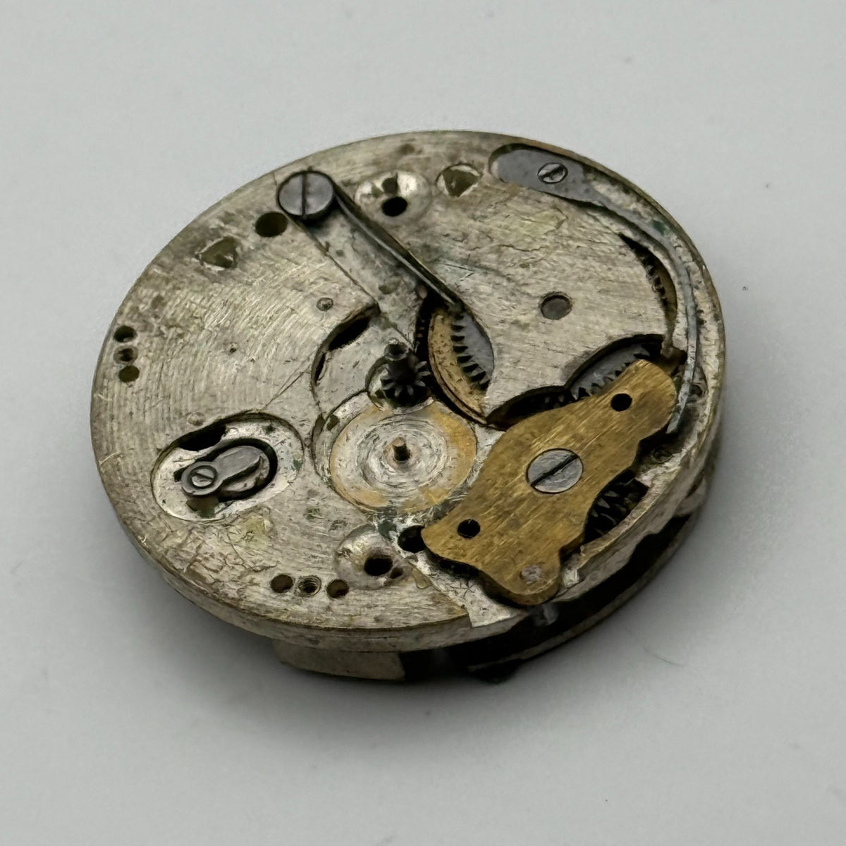 Unidentified Watch Movement Swiss Manual Wind Vintage Parts Repair 28.2mm