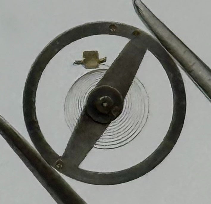 RW 75 Balance Wheel Complete And Spring 5¼’’’ 867 Watch Movement Parts NOS