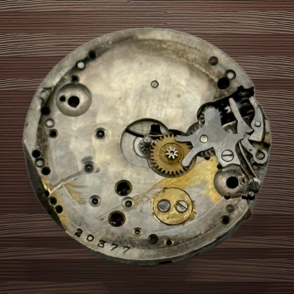 Pistol Watch Movement - Leaf Mark Spares - For Parts / Repair - 20.6mm