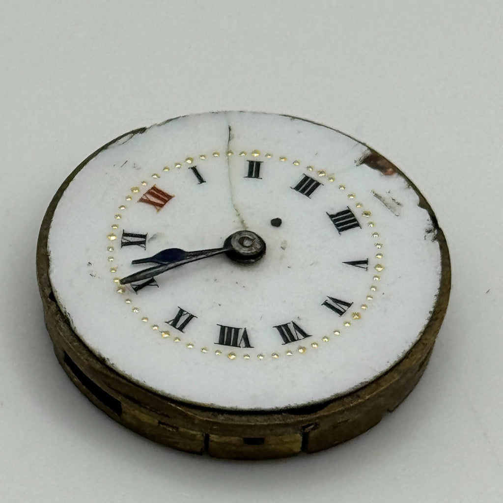 Stauffer S S & Co Watch Movement Manual Wind Swiss Vintage Parts Repair 22.6mm 