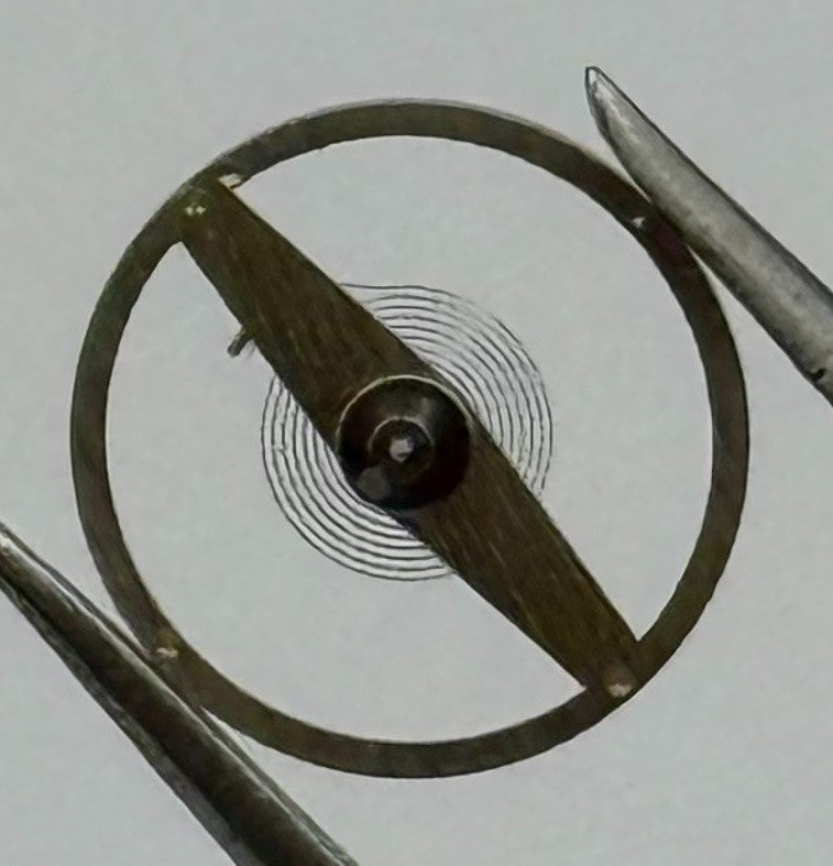 Amida 580 585 Balance Wheel Complete And Spring Renata 1389 Watch Movement Parts