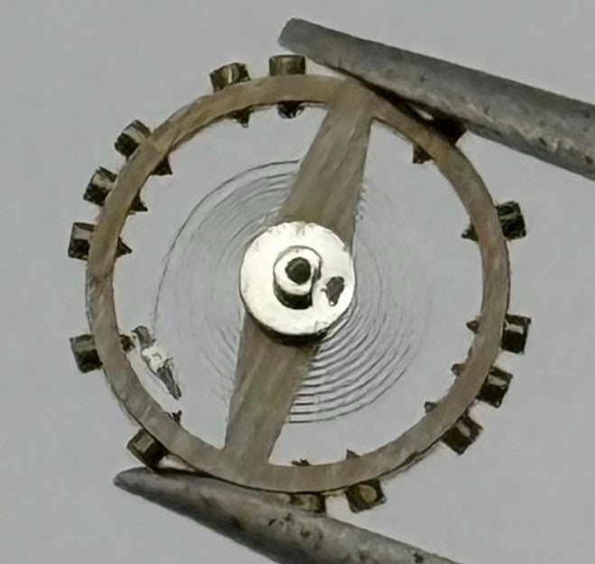 FEF 6600 Balance Wheel Complete And Spring Renata 1181 Watch Movement Parts NOS