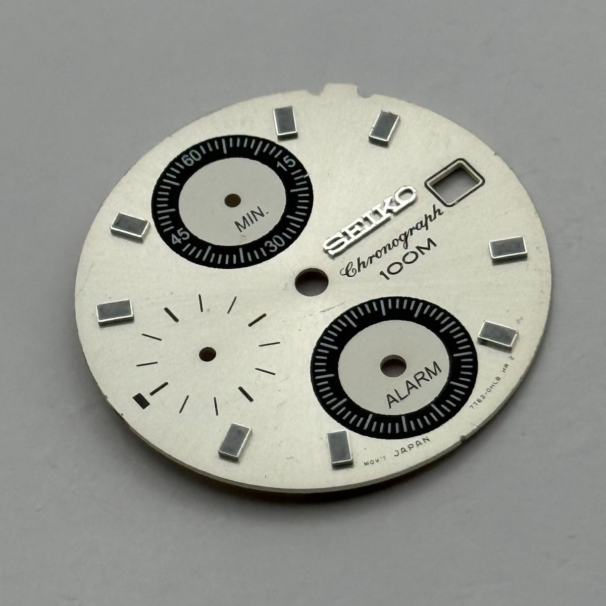 Seiko 7T62-0KL8 Watch Dial Chronograph Alarm 100M Spare Parts Repair 26.5mm