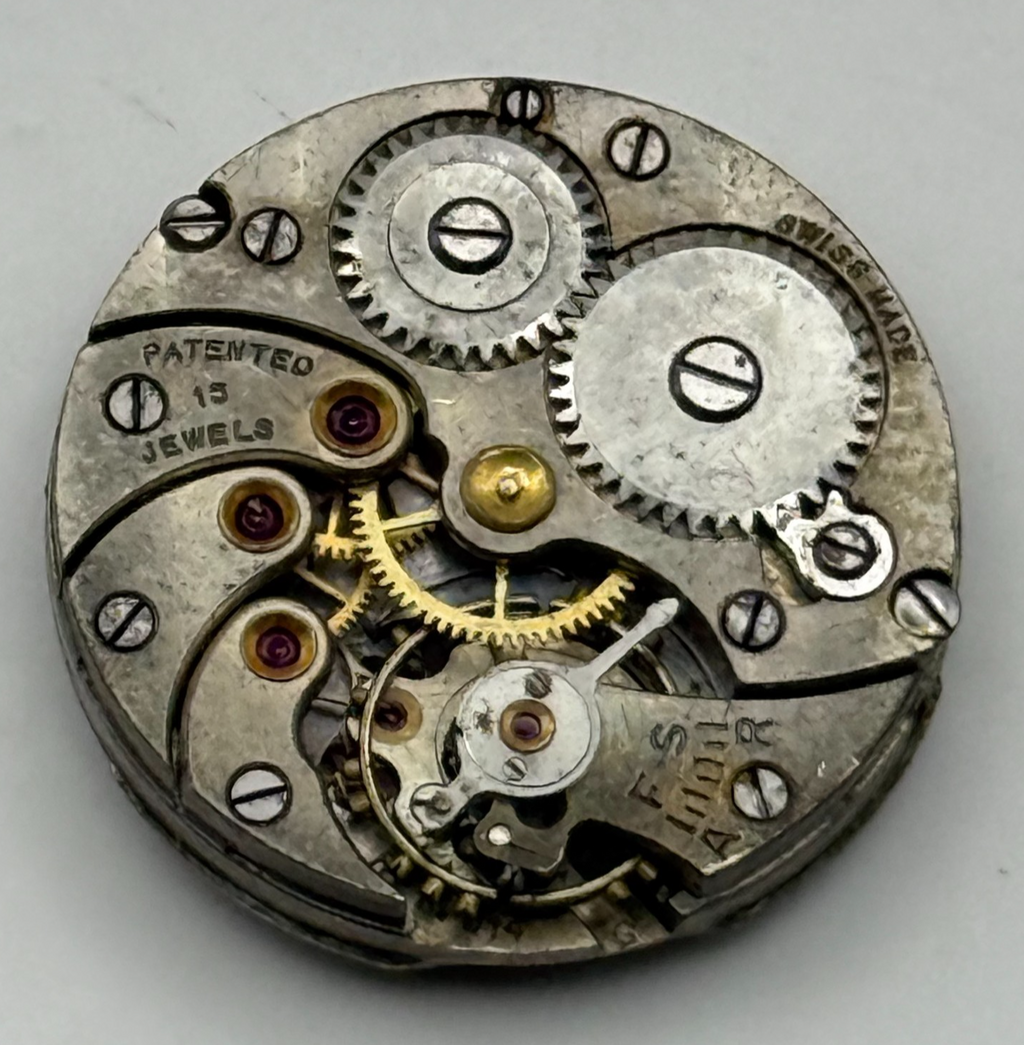 Cyma 814 Watch Movement - 15 Jewels - For Parts / Repair - 19.5mm