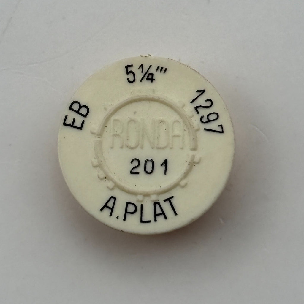 EB 1297 Balance Wheel Complete And Spring 5¼’’’ 201 Watch Movement Parts NOS