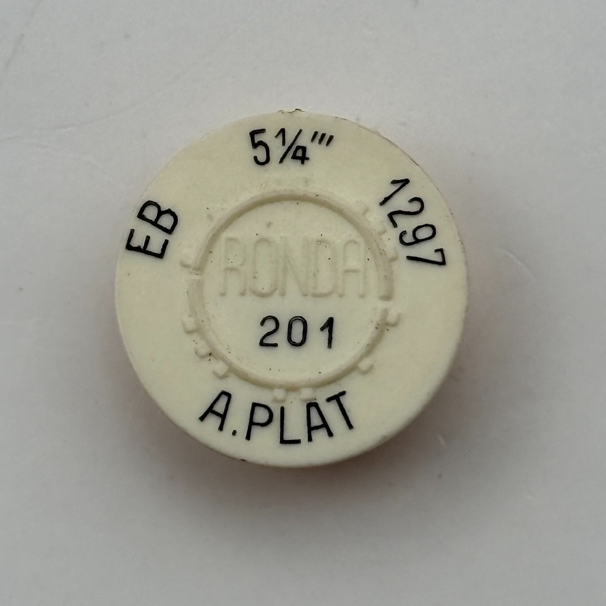 EB 1297 Balance Wheel Complete And Spring 5¼’’’ 201 Watch Movement Parts NOS