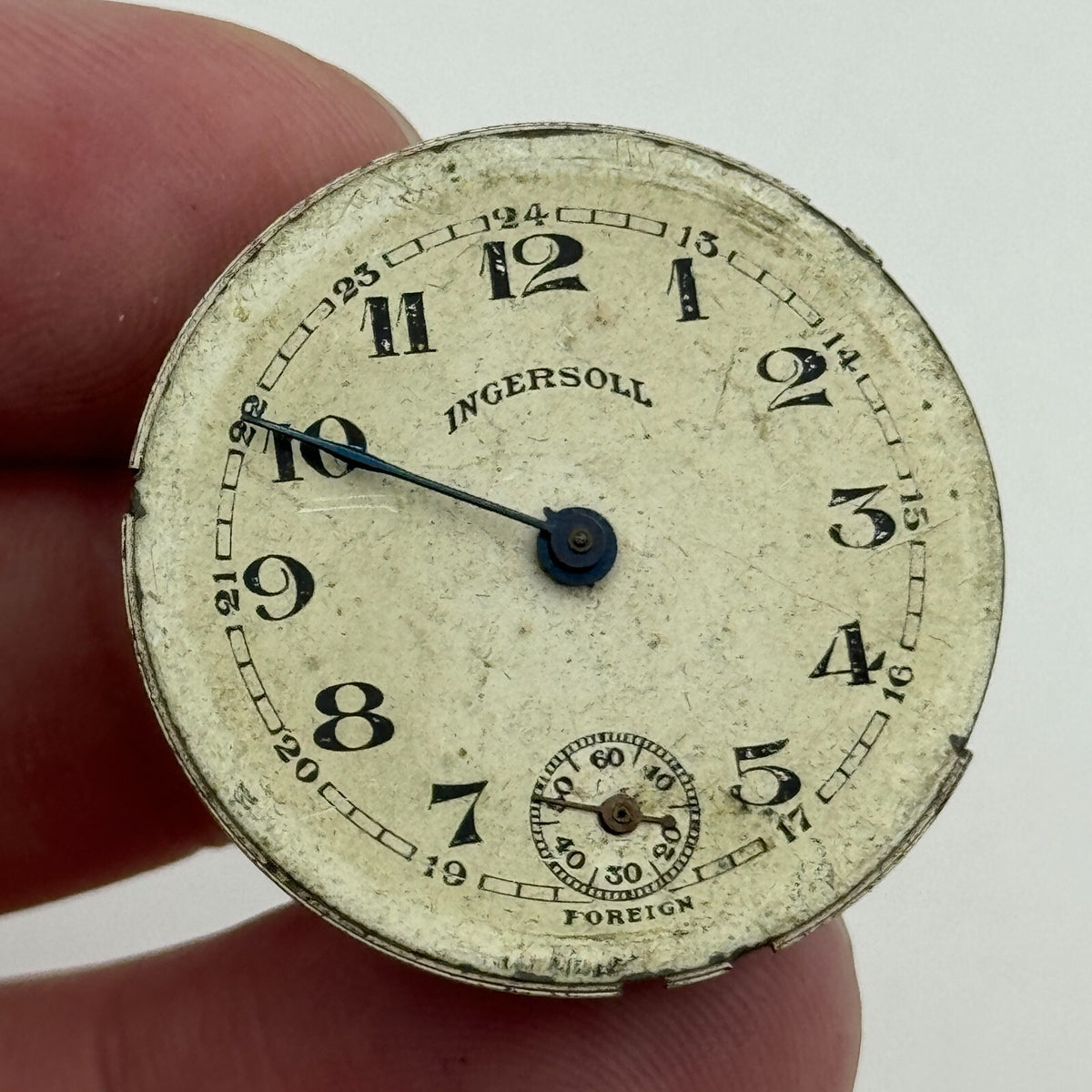 Ingersoll Watch Movement - Sub Seconds Foreign Men's - For Parts / Repair - 31mm