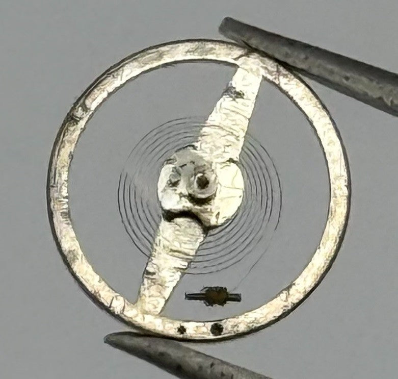 Oris 380 Balance Wheel Complete And Spring 6/8’’’ 398 Watch Movement Parts NOS
