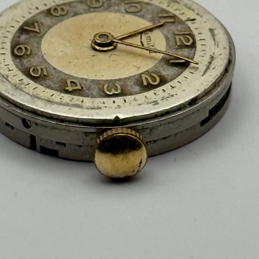 Revue 50 Watch Movement - Limit III - Running - For Parts / Repair - 22mm