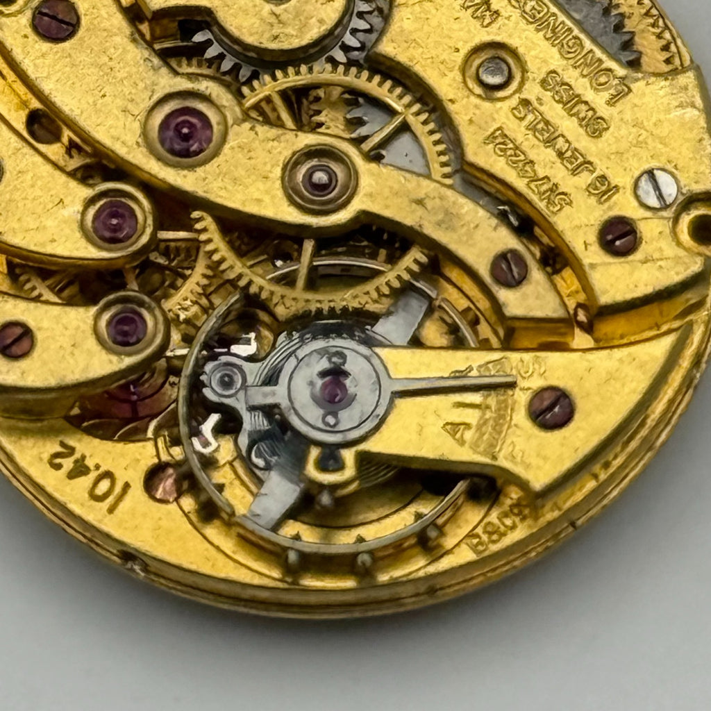 Longines 10.42 Watch Movement - Sub Seconds - For Parts / Repair - 22.4mm