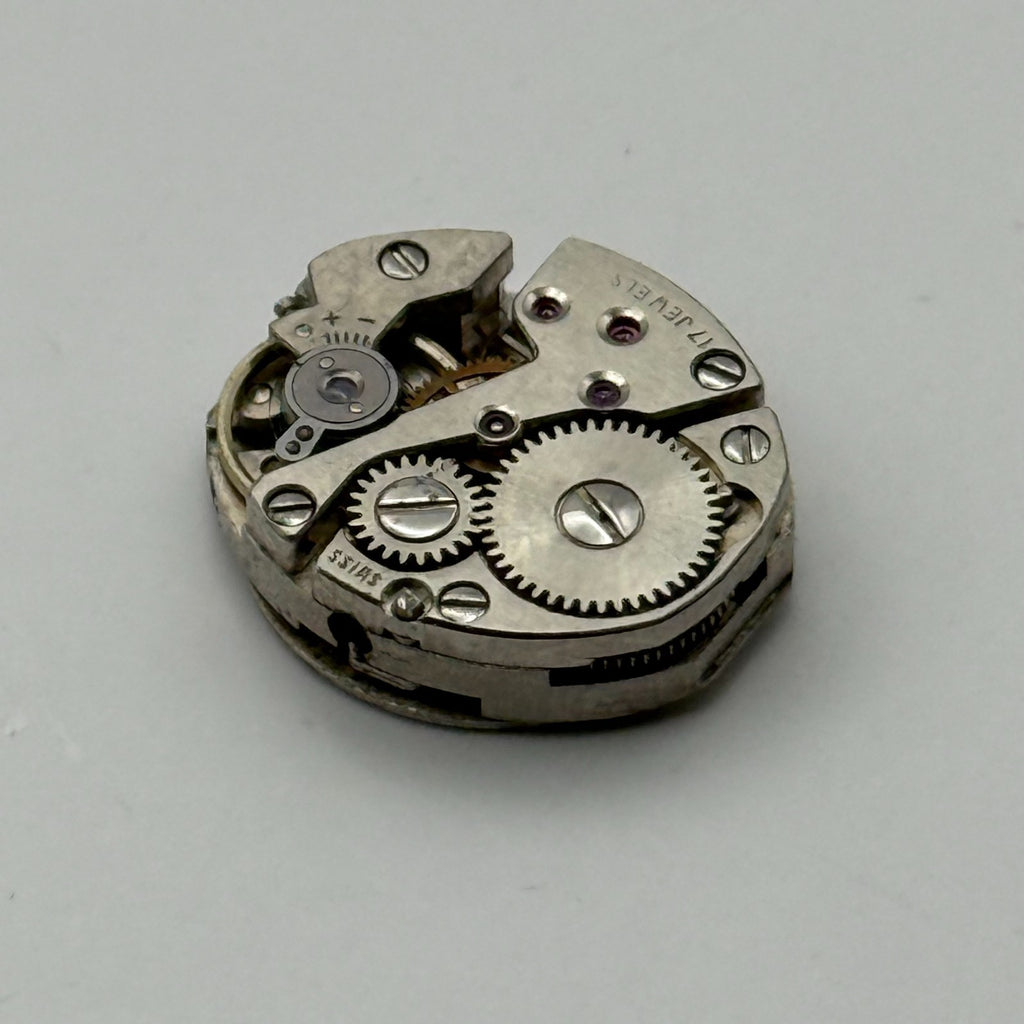 GS 30 Watch Movement MuDu 17 Jewels Swiss Manual Wind Parts Repair 12.9mm