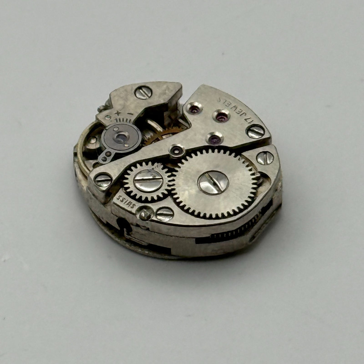 GS 30 Watch Movement MuDu 17 Jewels Swiss Manual Wind Parts Repair 12.9mm