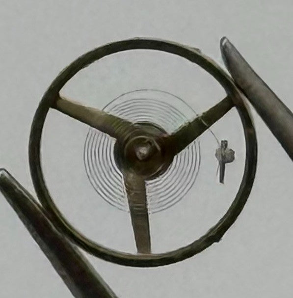 FEF 6620 Balance Wheel Complete And Spring 5½’’’ 1449 M Watch Movement Parts NOS