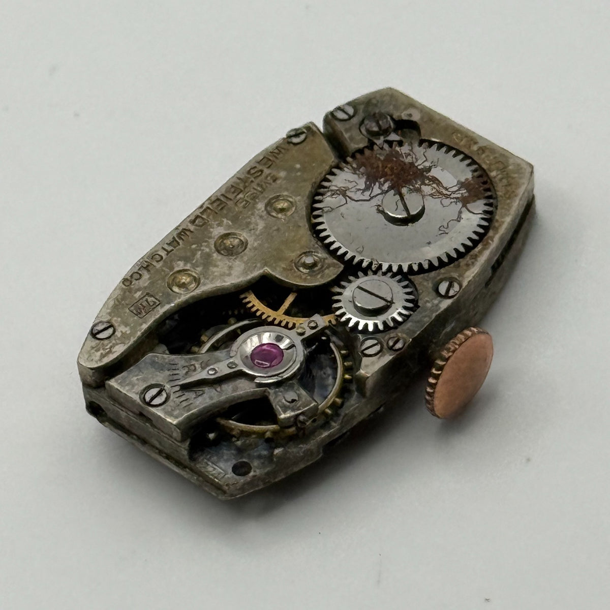 AM 224 Watch Movement Westfield 6 Jewels Swiss Manual Wind Parts Repair 15.4mm