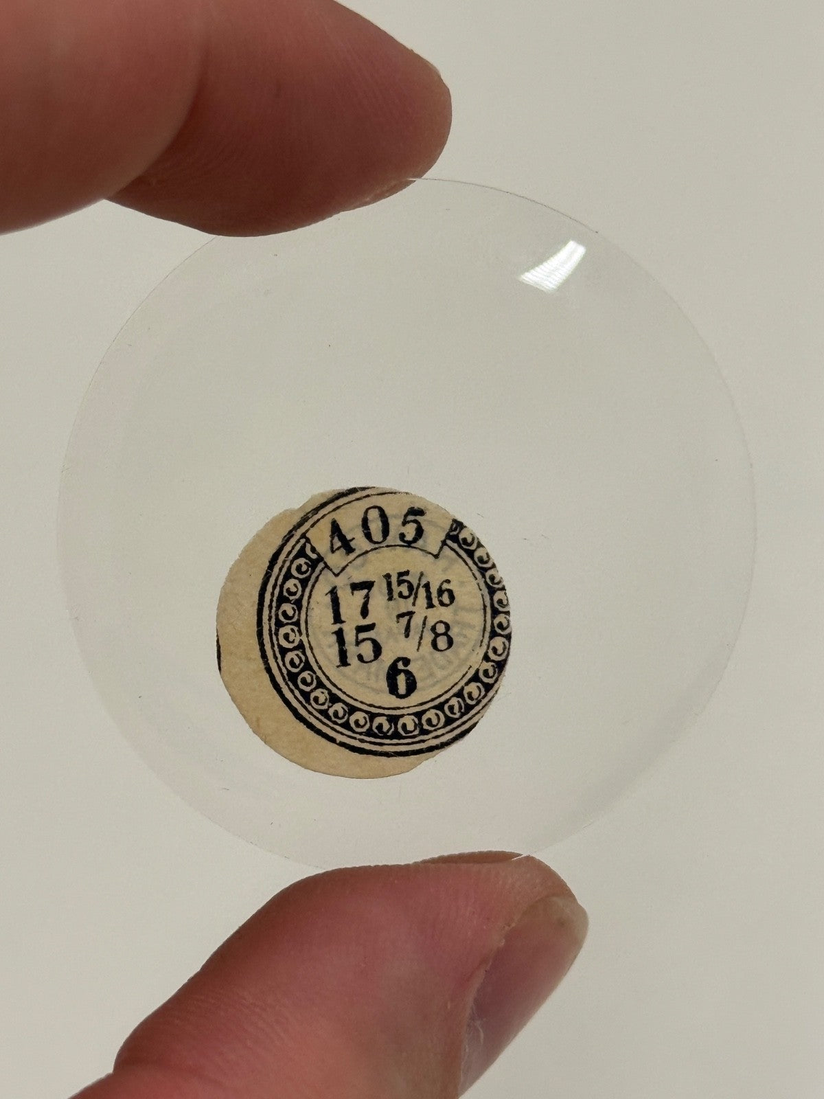 Antique Pocket Watch Glass Crystal - Choose From Available Sizes - Rawco - NOS