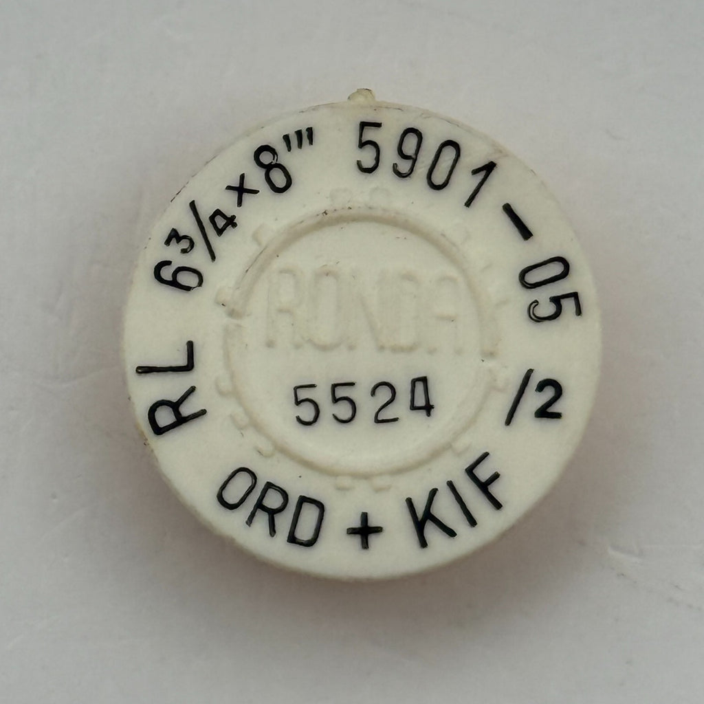 RL 5901-05 Balance Wheel Complete And Spring 6¾’’’x8 Watch Movement Parts NOS